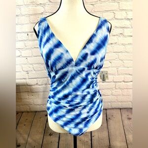 One Piece Bathing Suit Size 12 NWT